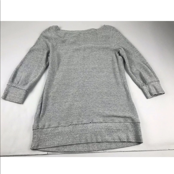 Saturday Sunday AnthropologiE Thermal Gray SZ S - Picture 7 of 7